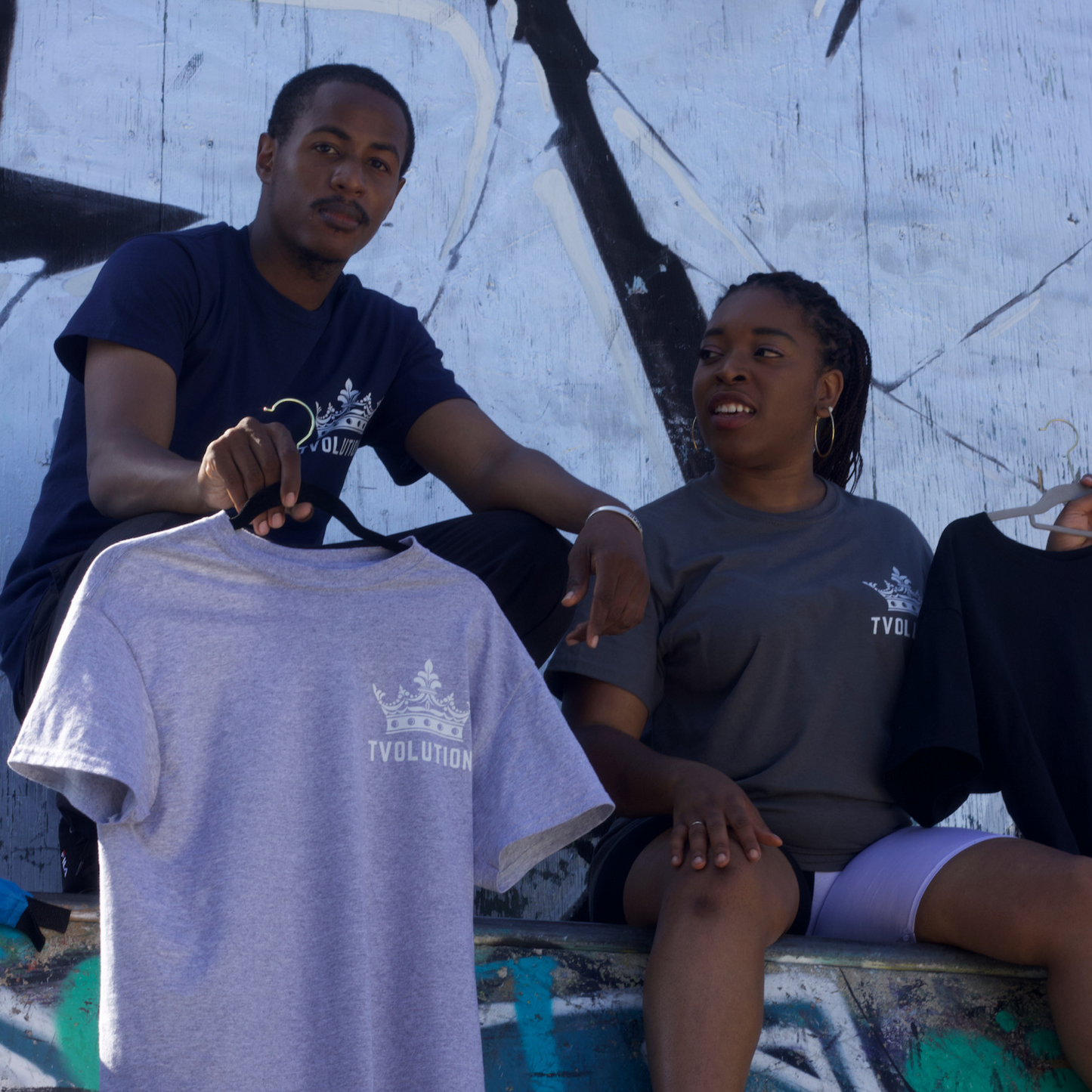 T-Volution Crowned white Tee - T-Volution