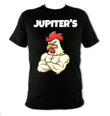 Jupiters cock black t-shirt