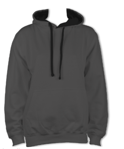 Grey and black amazon prime hoodie