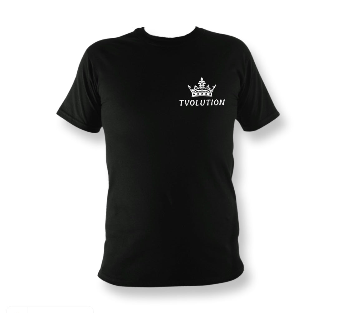 T-Volution Crowned white Tee - T-Volution